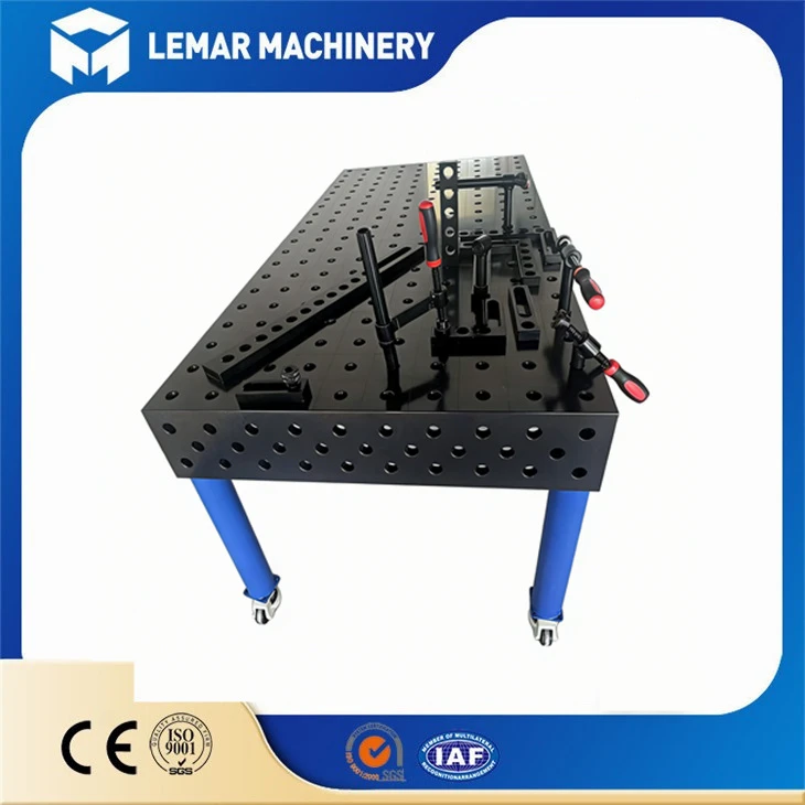 Platformă de sudură 3D de precizie cu cleme